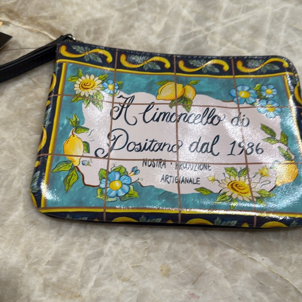 Patricia Nash Limoncello Clutch Wristlet NWT  lemon